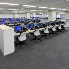 ビーウィズ株式会社の札幌第二センターのオフィス