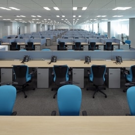 ビーウィズ株式会社の横浜第三センターのオフィス