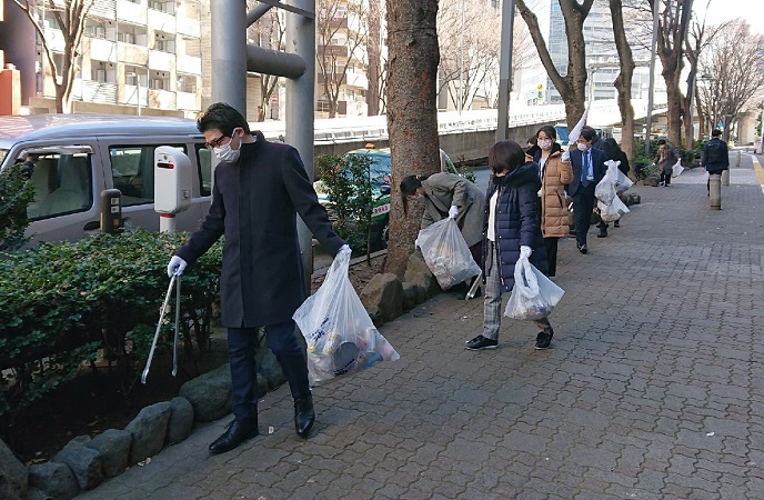 本社　新宿センター　クリーンアップ活動